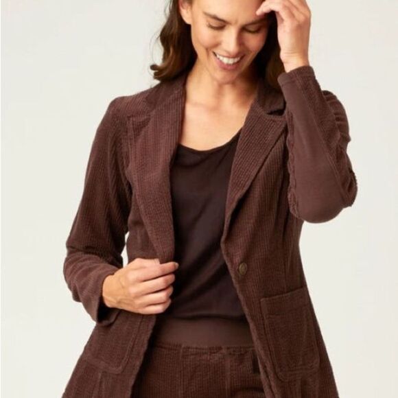 XCVI Westbrook Blazer Belge NWT Size Large - Picture 2 of 4